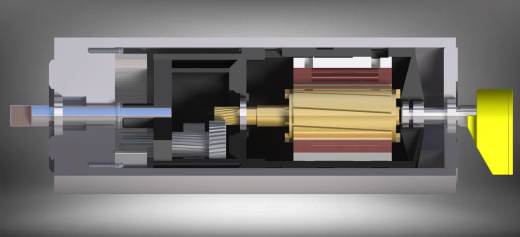 矿用输送带传动滚筒半剖结构3D数模图纸 STP格式缩略图